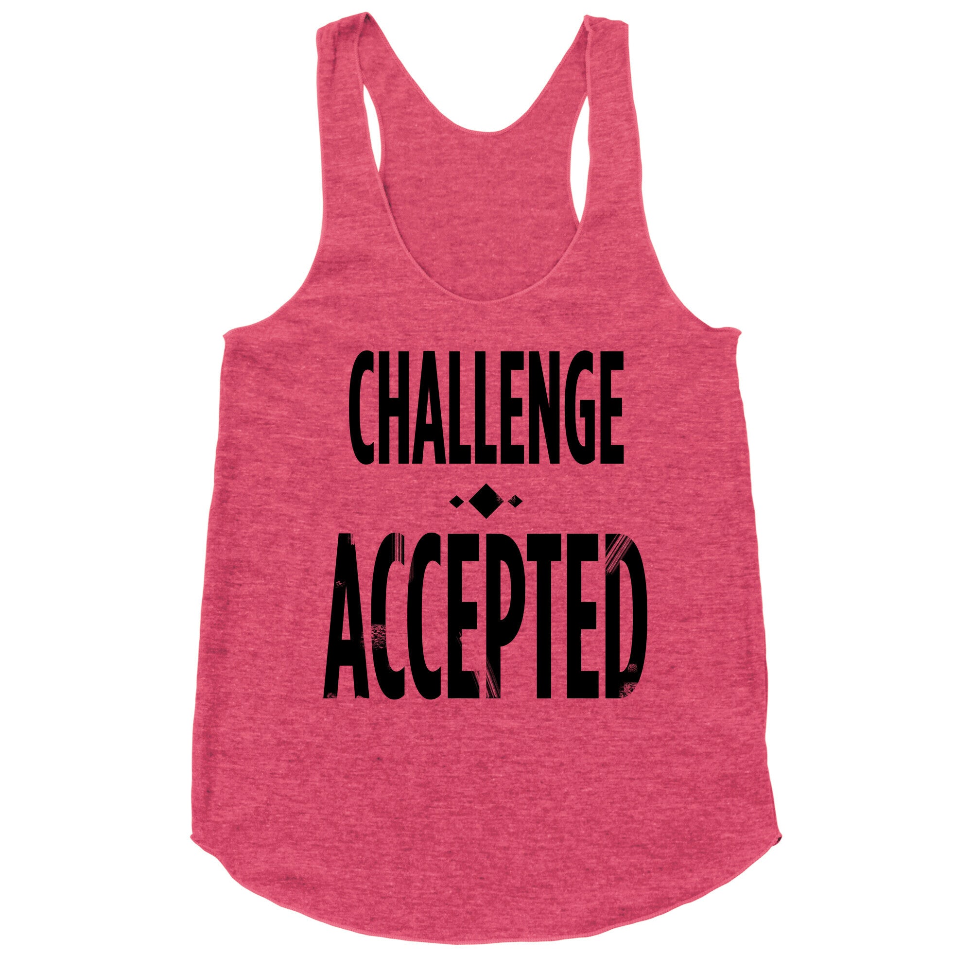 Challenge Accepted Racerback Tank